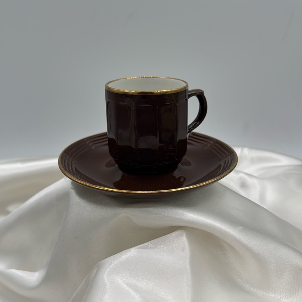 Goebel Demitasse/Mocha  Or Espresso Cup and Saucer.  Set of 2 pair.
